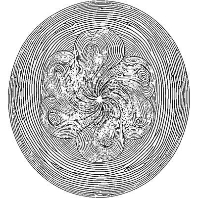 Suess Pattern Whimsical Swirls Coloring Page