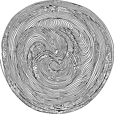 Suess Pattern Whimsical Swirls coloring page design 1
