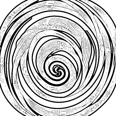 Swirl Pattern Spiral Template