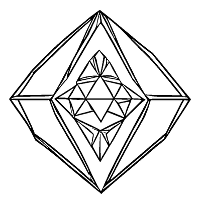 Triangle Pattern Tessellation coloring page variation 5