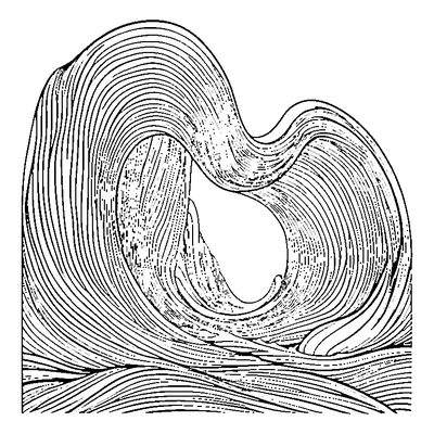 Wave Pattern Simple coloring page variation 4