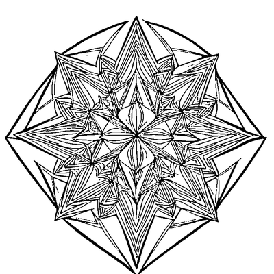zentangle geometric triangles printable