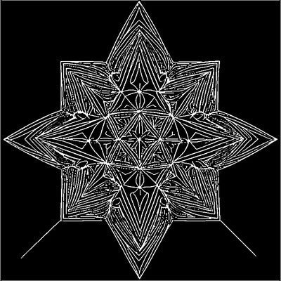 zentangle geometric triangles template