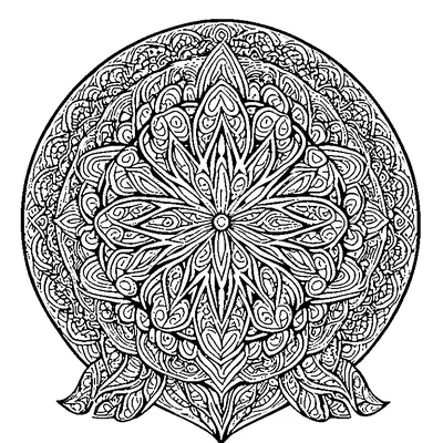 zentangle pattern organic coloring pages
