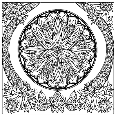 zentangle star bursts template
